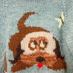 Hand knit dog sweater